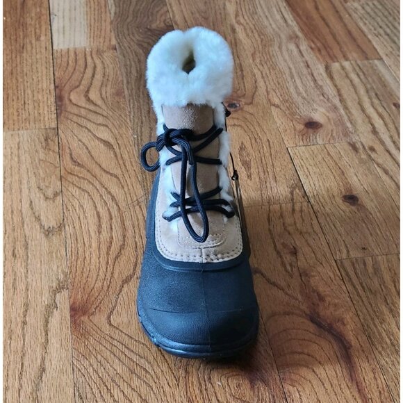 Sorel Snow Angel Taupe Waterproof Insulated Winter & Snow Lace Boots Womens Sz 7 - Picture 8 of 15